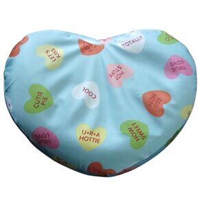 Conversation Heart Pillow